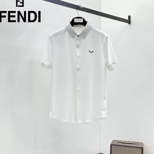 Fendi Shirts Short Sleeved For Men #1321418 $52.00 USD, Wholesale Replica Fendi Shirts