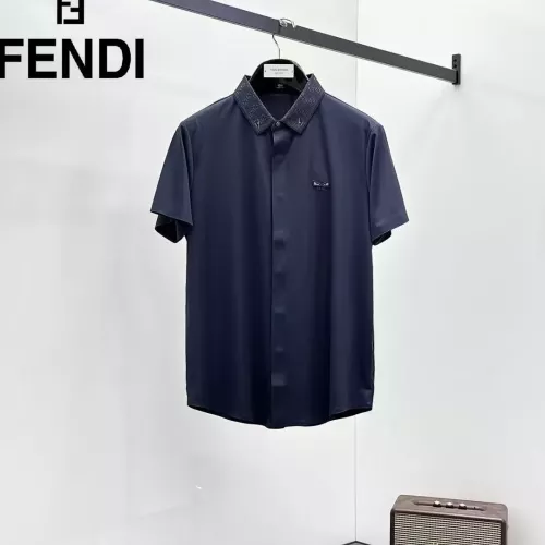 Fendi Shirts Short Sleeved For Men #1321422 $52.00 USD, Wholesale Replica Fendi Shirts
