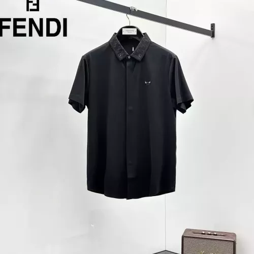 Fendi Shirts Short Sleeved For Men #1321423 $52.00 USD, Wholesale Replica Fendi Shirts