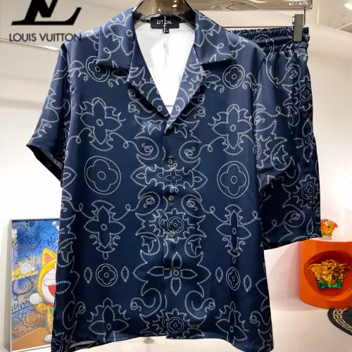 Louis Vuitton LV Tracksuits Short Sleeved For Men #1321431 $76.00 USD, Wholesale Replica Louis Vuitton LV Tracksuits