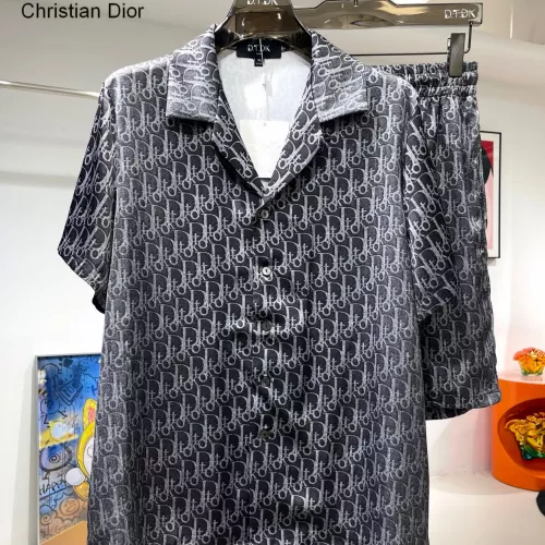 Christian Dior Tracksuits Short Sleeved For Men #1321433 $76.00 USD, Wholesale Replica Christian Dior Tracksuits