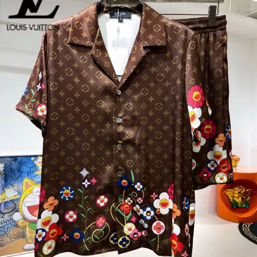 Louis Vuitton LV Tracksuits Short Sleeved For Men #1321435 $76.00 USD, Wholesale Replica Louis Vuitton LV Tracksuits