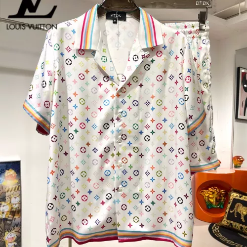 Louis Vuitton LV Tracksuits Short Sleeved For Men #1321437 $76.00 USD, Wholesale Replica Louis Vuitton LV Tracksuits