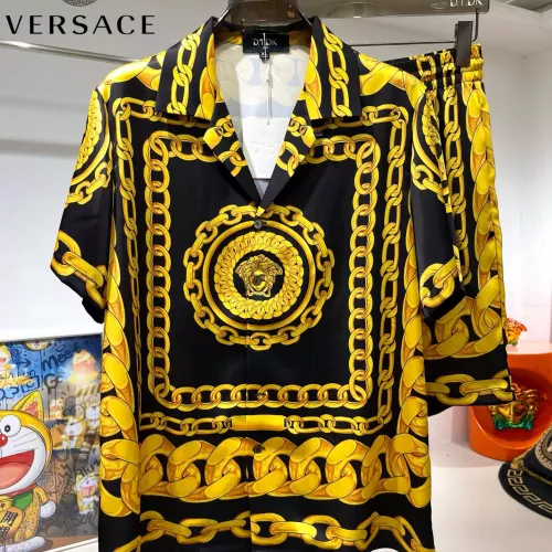 Versace Tracksuits Short Sleeved For Men #1321445 $76.00 USD, Wholesale Replica Versace Tracksuits