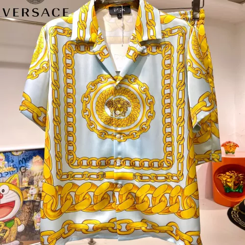 Versace Tracksuits Short Sleeved For Men #1321447 $76.00 USD, Wholesale Replica Versace Tracksuits