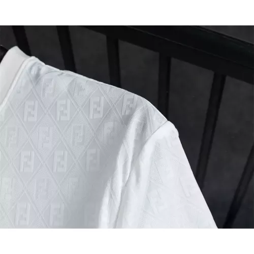 Replica Fendi T-Shirts Short Sleeved For Men #1321448 $34.00 USD for Wholesale