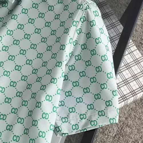 Replica Christian Dior Shirts Short Sleeved For Men #1321455 $36.00 USD for Wholesale
