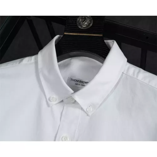 Replica Thom Browne TB Shirts Long Sleeved For Men #1321461 $40.00 USD for Wholesale