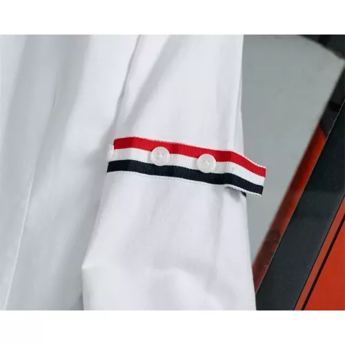 Replica Thom Browne TB Shirts Long Sleeved For Men #1321461 $40.00 USD for Wholesale