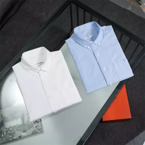 Replica Thom Browne TB Shirts Long Sleeved For Men #1321462 $40.00 USD for Wholesale