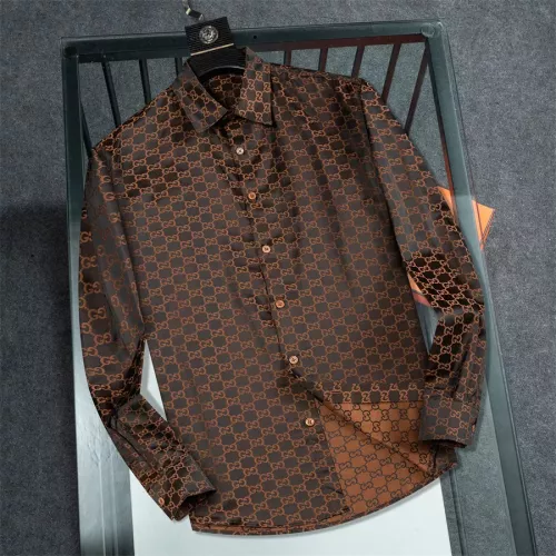 Gucci Shirts Long Sleeved For Men #1321470 $48.00 USD, Wholesale Replica Gucci Shirts