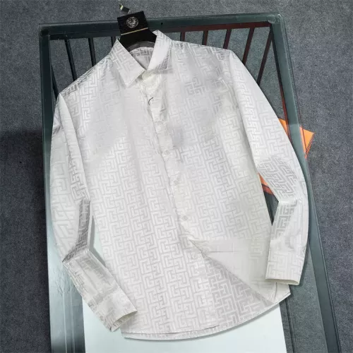 Balmain Shirts Long Sleeved For Men #1321476 $48.00 USD, Wholesale Replica Balmain Shirts