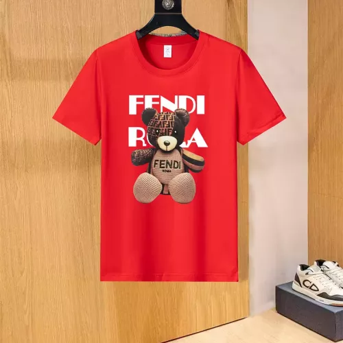 Fendi T-Shirts Short Sleeved For Unisex #1321558 $34.00 USD, Wholesale Replica Fendi T-Shirts