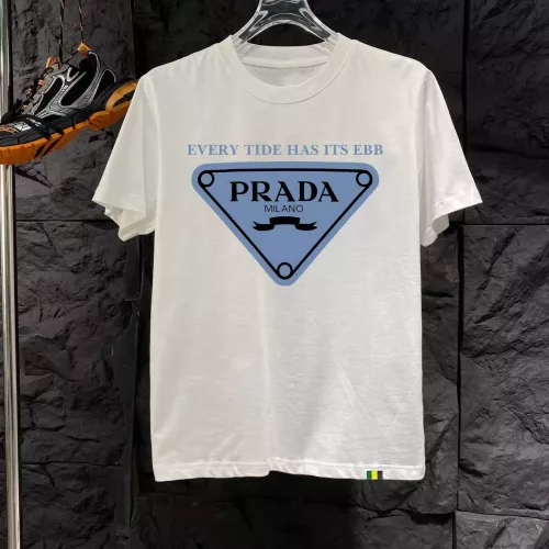 Prada T-Shirts Short Sleeved For Men #1321588 $40.00 USD, Wholesale Replica Prada T-Shirts
