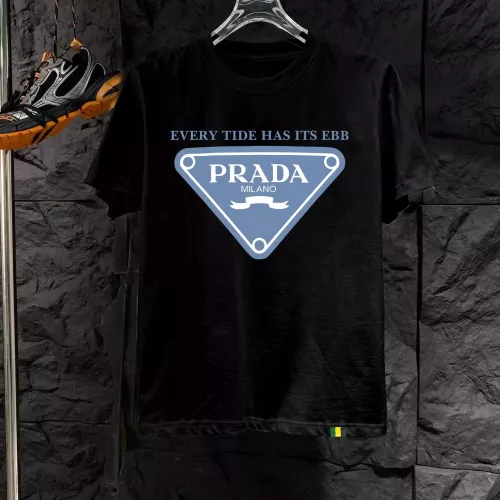 Prada T-Shirts Short Sleeved For Men #1321589 $40.00 USD, Wholesale Replica Prada T-Shirts