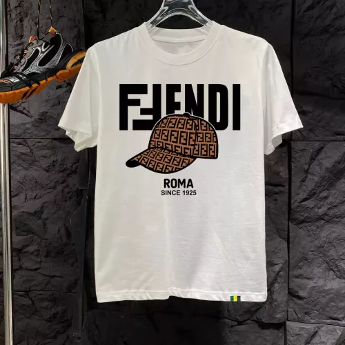 Fendi T-Shirts Short Sleeved For Men #1321621 $40.00 USD, Wholesale Replica Fendi T-Shirts