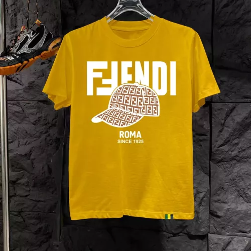 Fendi T-Shirts Short Sleeved For Men #1321625 $40.00 USD, Wholesale Replica Fendi T-Shirts