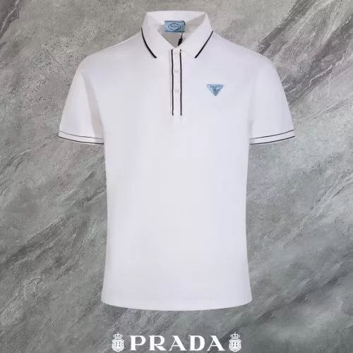Prada T-Shirts Short Sleeved For Men #1321655 $45.00 USD, Wholesale Replica Prada T-Shirts
