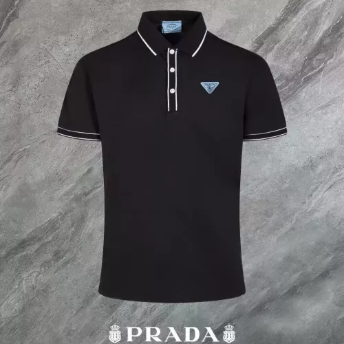 Prada T-Shirts Short Sleeved For Men #1321658 $45.00 USD, Wholesale Replica Prada T-Shirts