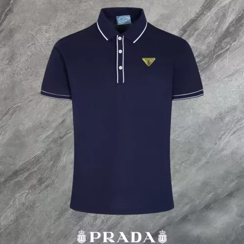 Prada T-Shirts Short Sleeved For Men #1321660 $45.00 USD, Wholesale Replica Prada T-Shirts