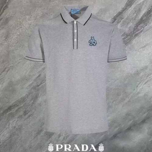 Prada T-Shirts Short Sleeved For Men #1321663 $45.00 USD, Wholesale Replica Prada T-Shirts
