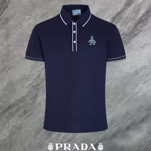 Prada T-Shirts Short Sleeved For Men #1321664 $45.00 USD, Wholesale Replica Prada T-Shirts