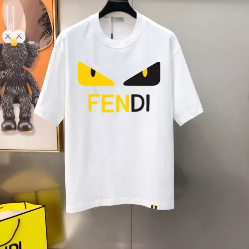 Fendi T-Shirts Short Sleeved For Men #1321715 $40.00 USD, Wholesale Replica Fendi T-Shirts