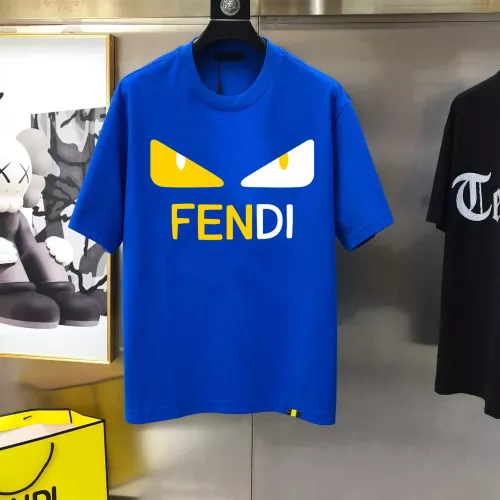 Fendi T-Shirts Short Sleeved For Men #1321717 $40.00 USD, Wholesale Replica Fendi T-Shirts