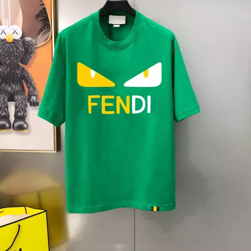 Fendi T-Shirts Short Sleeved For Men #1321718 $40.00 USD, Wholesale Replica Fendi T-Shirts