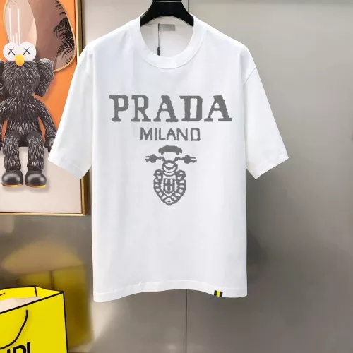 Prada T-Shirts Short Sleeved For Men #1321852 $40.00 USD, Wholesale Replica Prada T-Shirts