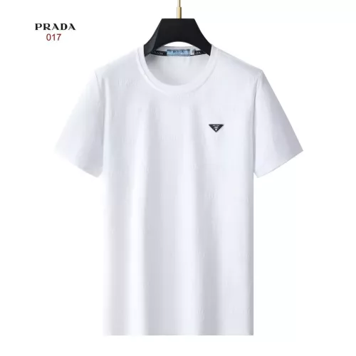 Prada T-Shirts Short Sleeved For Men #1321878 $29.00 USD, Wholesale Replica Prada T-Shirts