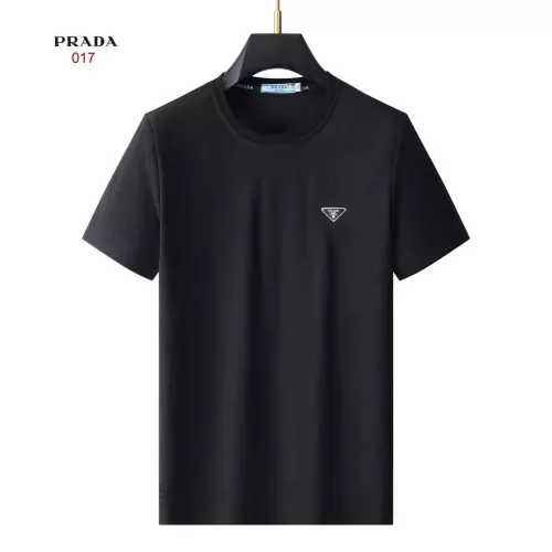 Prada T-Shirts Short Sleeved For Men #1321881 $29.00 USD, Wholesale Replica Prada T-Shirts