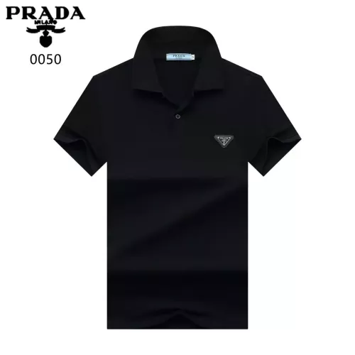 Prada T-Shirts Short Sleeved For Men #1321908 $32.00 USD, Wholesale Replica Prada T-Shirts