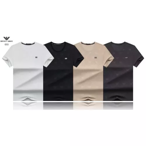 Replica Armani T-Shirts Short Sleeved For Men #1321913 $29.00 USD for Wholesale