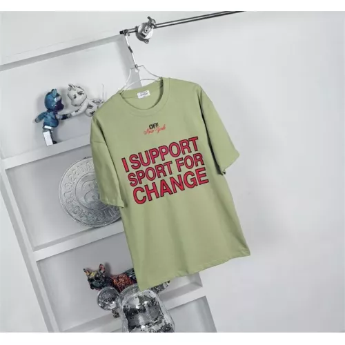 Off-White T-Shirts Short Sleeved For Unisex #1322069 $32.00 USD, Wholesale Replica Off-White T-Shirts