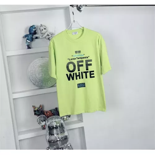 Off-White T-Shirts Short Sleeved For Unisex #1322077 $32.00 USD, Wholesale Replica Off-White T-Shirts