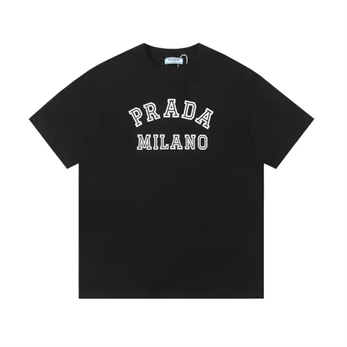 Prada T-Shirts Short Sleeved For Unisex #1322577 $32.00 USD, Wholesale Replica Prada T-Shirts