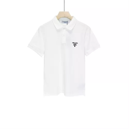 Prada T-Shirts Short Sleeved For Men #1322586 $38.00 USD, Wholesale Replica Prada T-Shirts