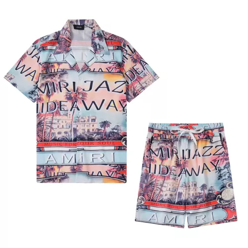 Amiri Tracksuits Short Sleeved For Men #1322813 $52.00 USD, Wholesale Replica Amiri Tracksuits