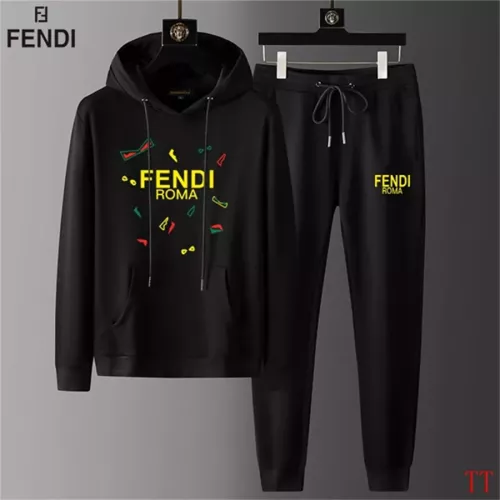 Fendi Tracksuits Long Sleeved For Men #1322927 $92.00 USD, Wholesale Replica Fendi Tracksuits
