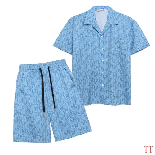 Christian Dior Tracksuits Short Sleeved For Men #1322938 $52.00 USD, Wholesale Replica Christian Dior Tracksuits