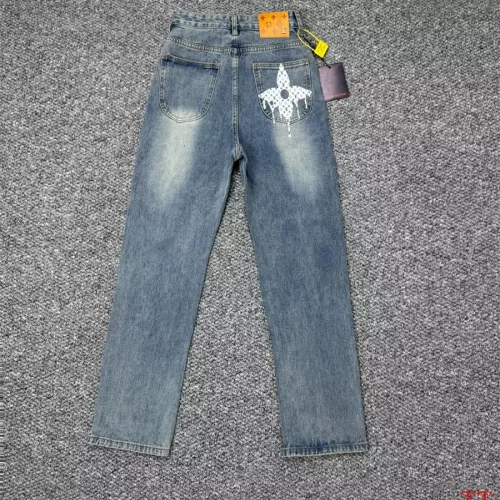 Louis Vuitton LV Jeans For Men #1322973 $60.00 USD, Wholesale Replica Louis Vuitton LV Jeans
