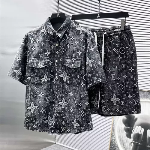 Louis Vuitton LV Tracksuits Short Sleeved For Men #1322995 $82.00 USD, Wholesale Replica Louis Vuitton LV Tracksuits