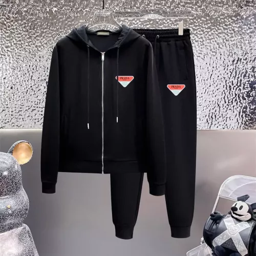 Prada Tracksuits Long Sleeved For Men #1323015 $96.00 USD, Wholesale Replica Prada Tracksuits