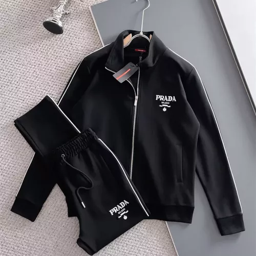 Prada Tracksuits Long Sleeved For Men #1323027 $96.00 USD, Wholesale Replica Prada Tracksuits
