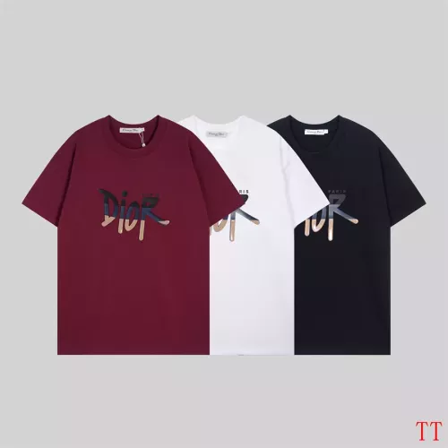 Replica Christian Dior T-Shirts Short Sleeved For Unisex #1323241 $32.00 USD for Wholesale
