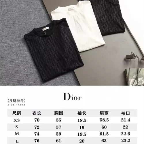 Replica Christian Dior T-Shirts Short Sleeved For Unisex #1323242 $39.00 USD for Wholesale