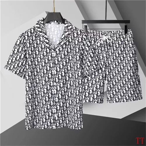 Christian Dior Tracksuits Short Sleeved For Men #1323349 $60.00 USD, Wholesale Replica Christian Dior Tracksuits
