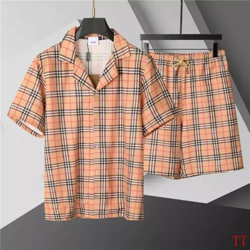 Burberry Tracksuits Short Sleeved For Men #1323350 $60.00 USD, Wholesale Replica Burberry Tracksuits