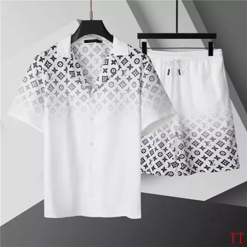 Louis Vuitton LV Tracksuits Short Sleeved For Men #1323353 $60.00 USD, Wholesale Replica Louis Vuitton LV Tracksuits